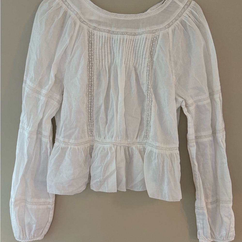 Banana Republic White Blouse